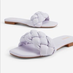 NWT EXPRESS Braided one band sandals